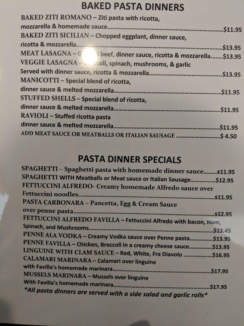 Favilla's New York Pizza Hendersonville