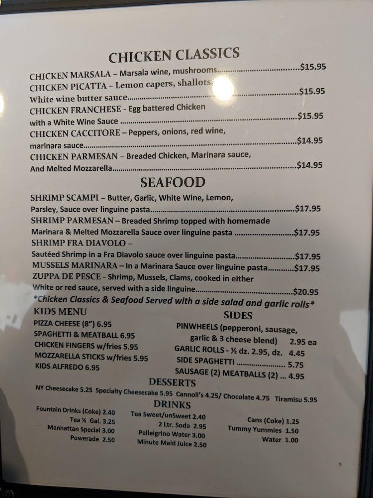 Favilla's New York Pizza Hendersonville Menu image 2